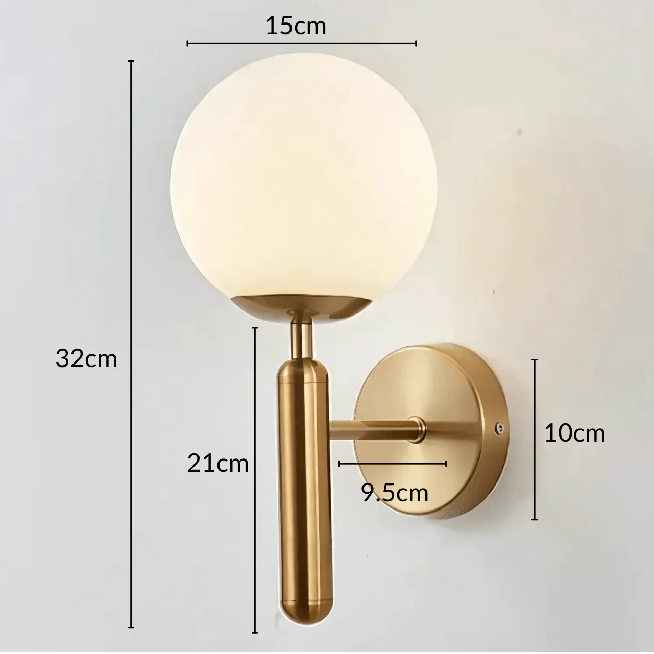 Bauer - Brass Wall Light - Image 8