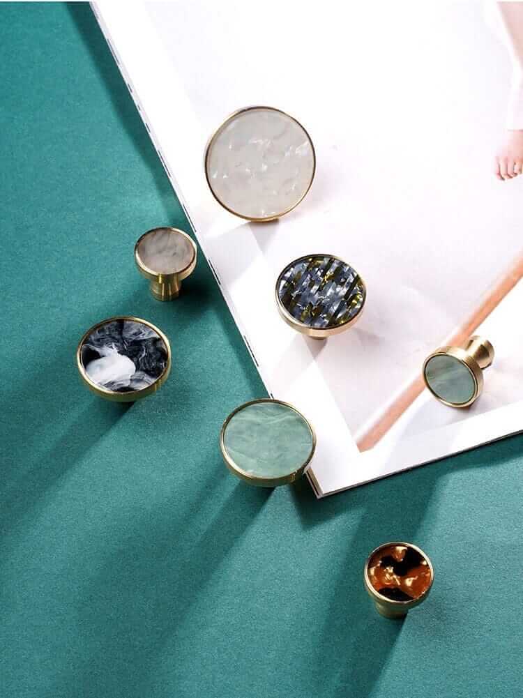 Brass and Stone Handles - Image 3