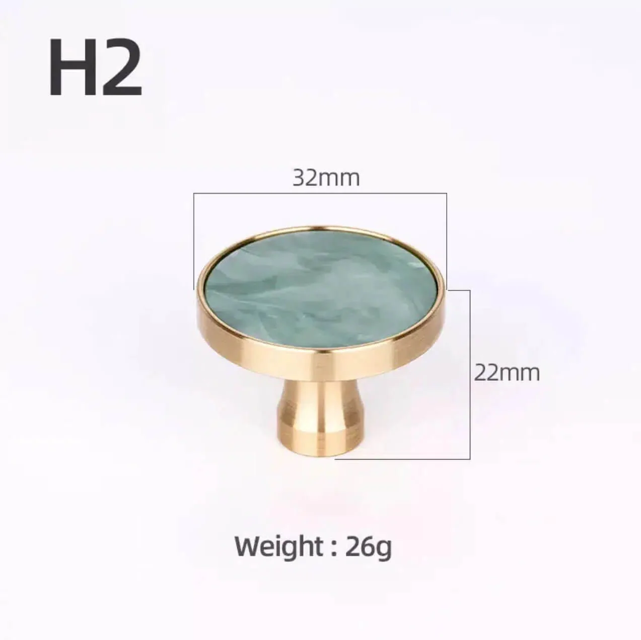 Brass and Stone Handles - Image 31