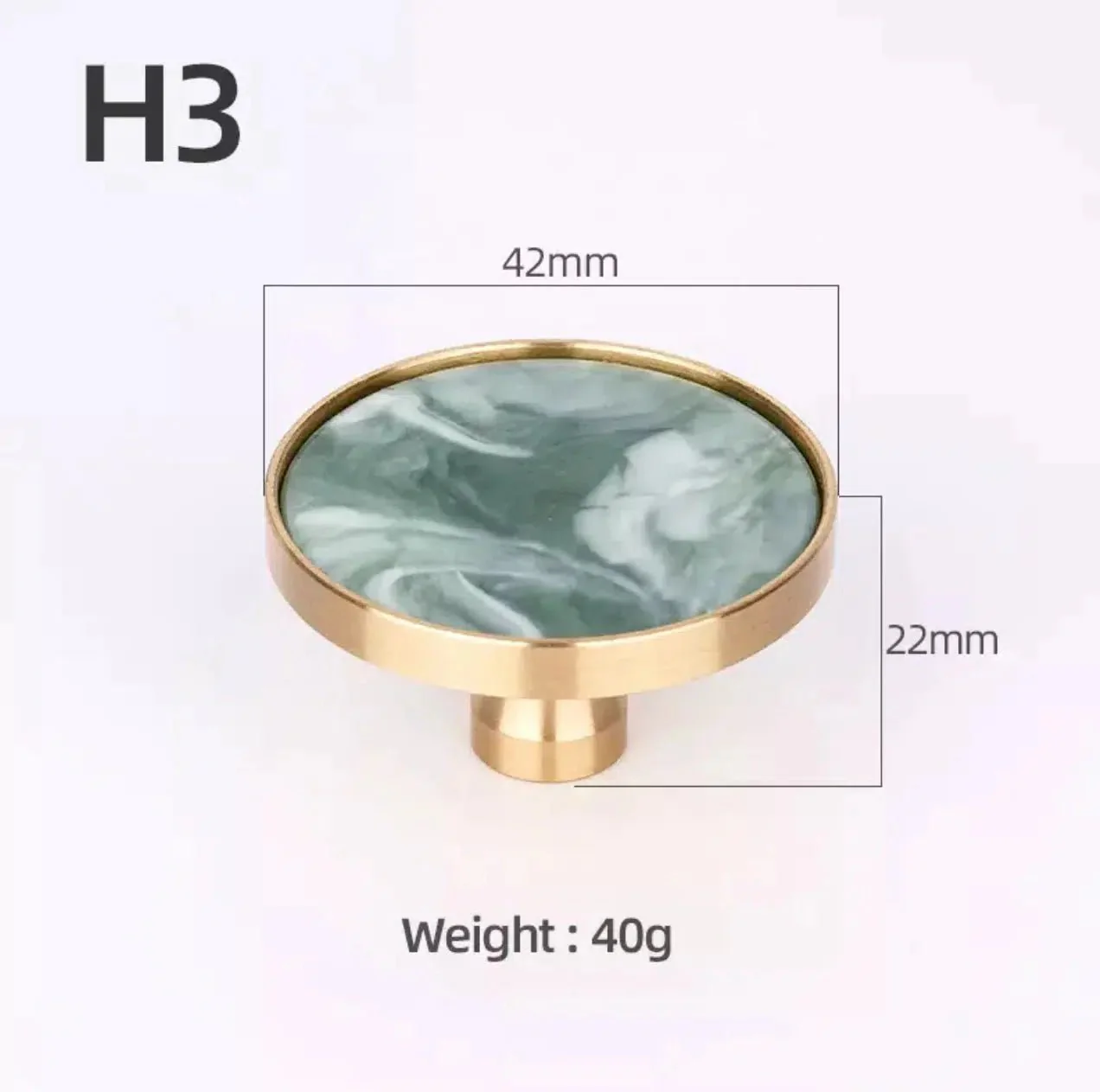 Brass and Stone Handles - Image 32