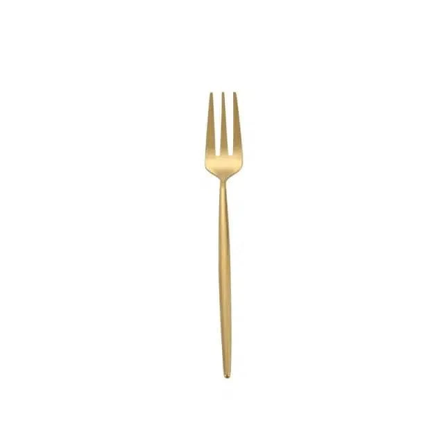 Brushed Gold Cutlery Set - Image 10