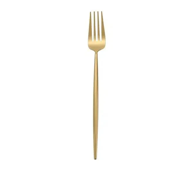 Brushed Gold Cutlery Set - Image 11