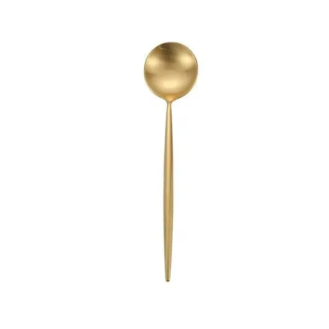 Brushed Gold Cutlery Set - Image 6