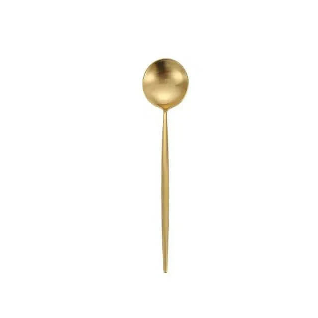 Brushed Gold Cutlery Set - Image 7