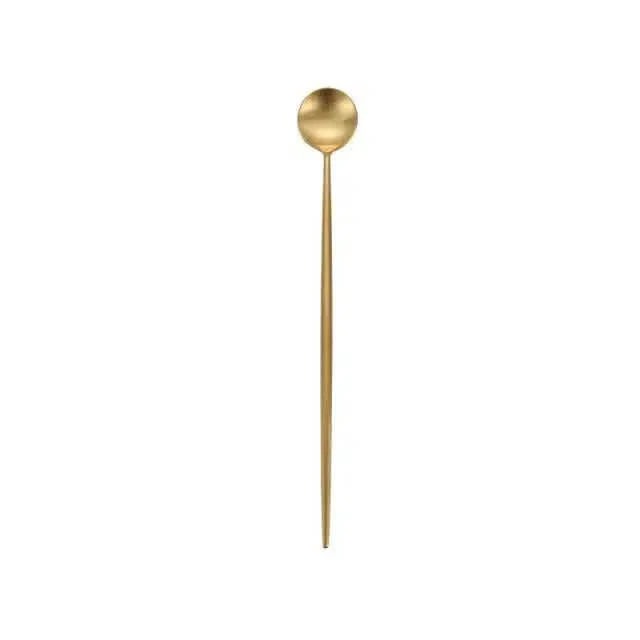 Brushed Gold Cutlery Set - Image 8
