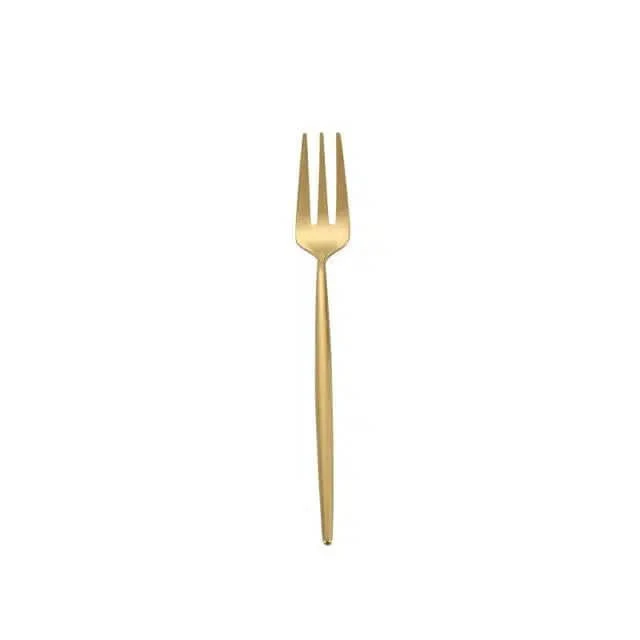 Brushed Gold Cutlery Set - Image 9