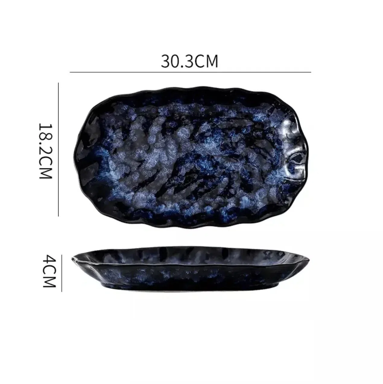 Cat Blue Japanese style Tableware - Image 14