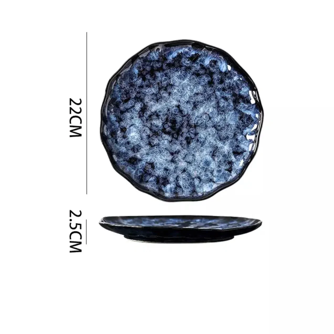 Cat Blue Japanese style Tableware - Image 8