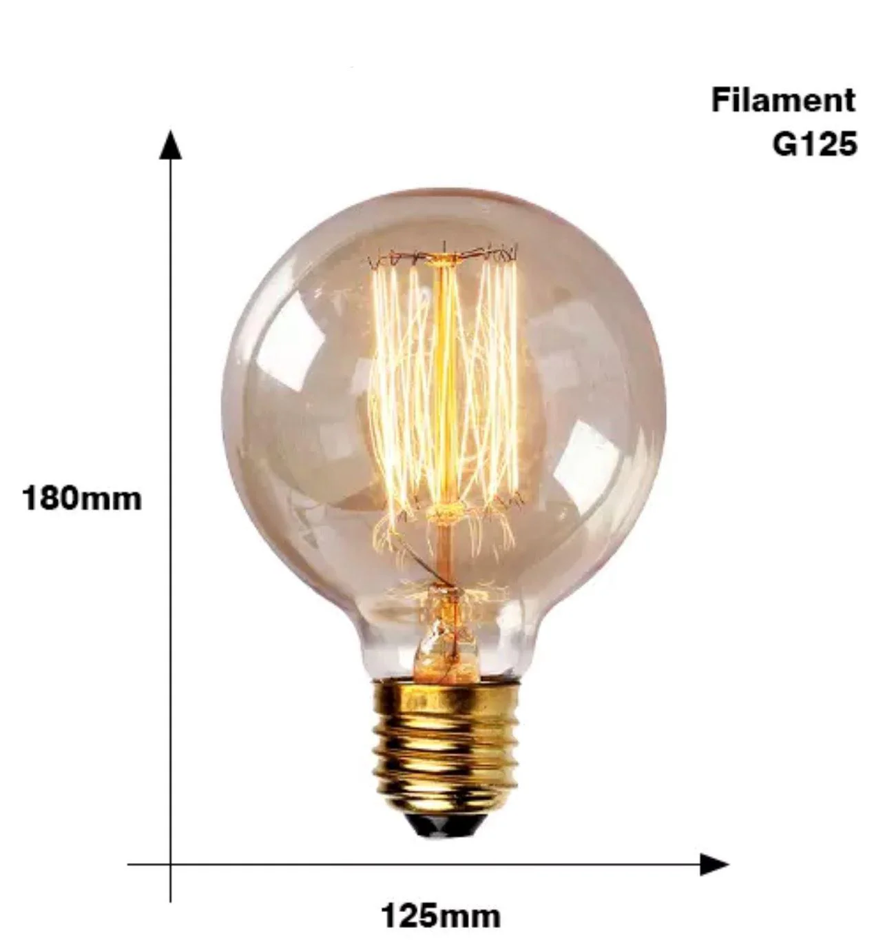 Vintage E27 Filament Light Bulbs - Image 5