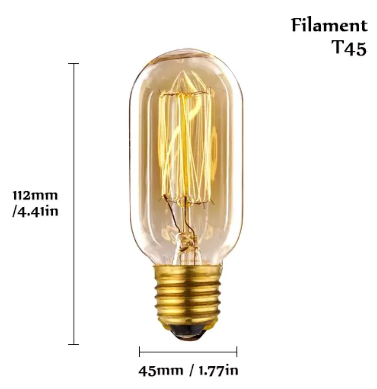 Vintage E27 Filament Light Bulbs - Image 6
