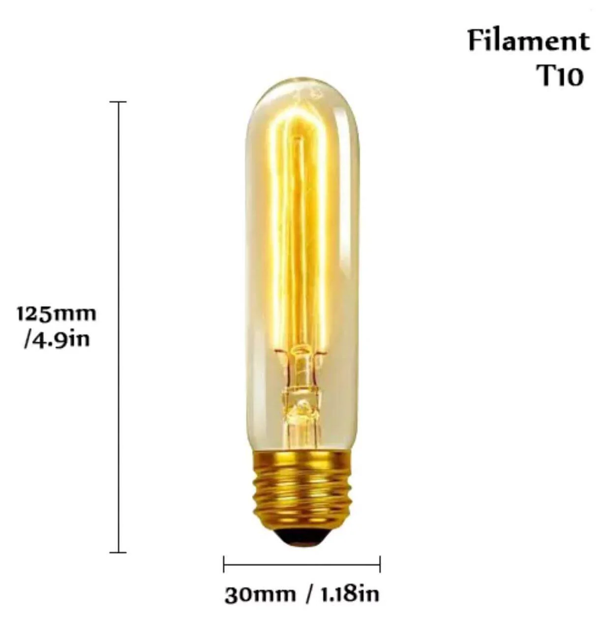 Vintage E27 Filament Light Bulbs - Image 8