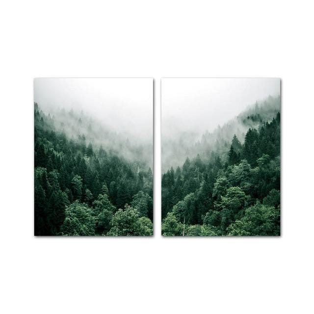 Foggy Forest Print - Image 6
