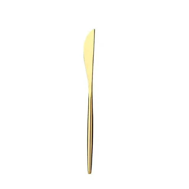Polished Gold Cutlery Set - Image 12