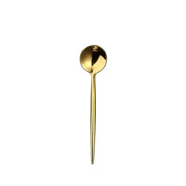 Polished Gold Cutlery Set - Image 3