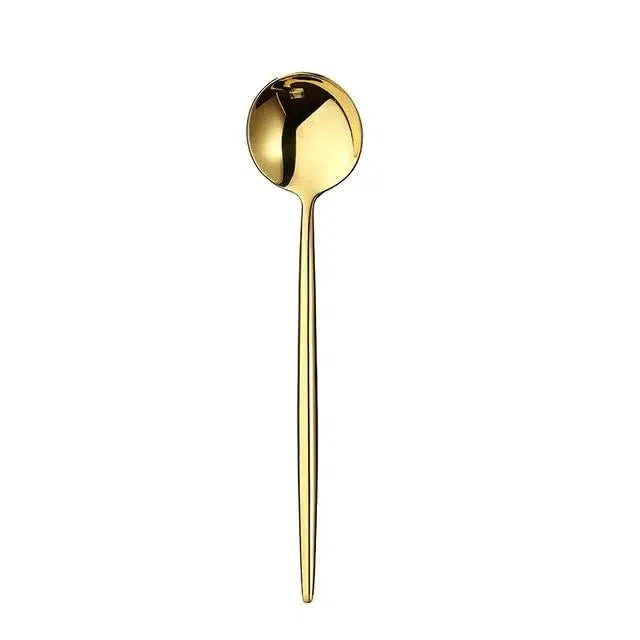 Polished Gold Cutlery Set - Image 4