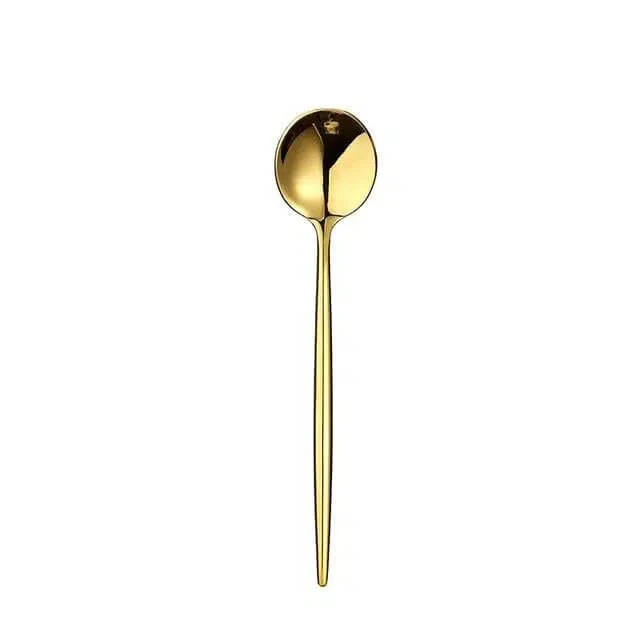 Polished Gold Cutlery Set - Image 5
