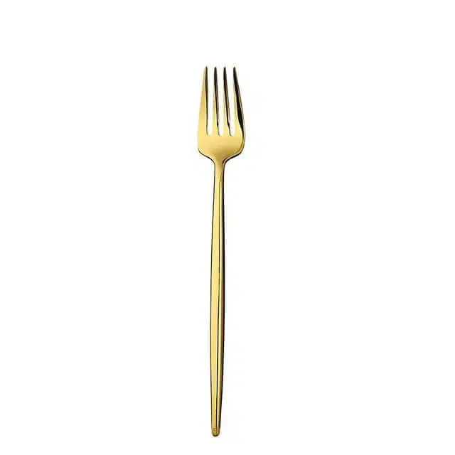 Polished Gold Cutlery Set - Image 9