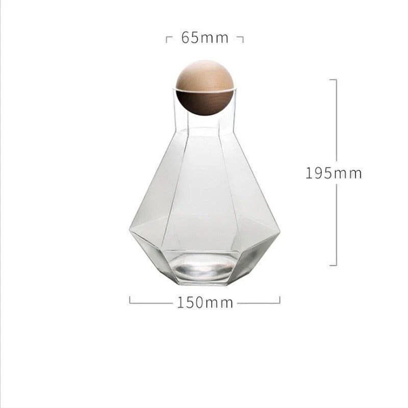 Hexagonal glass Pitcher set - Image 14