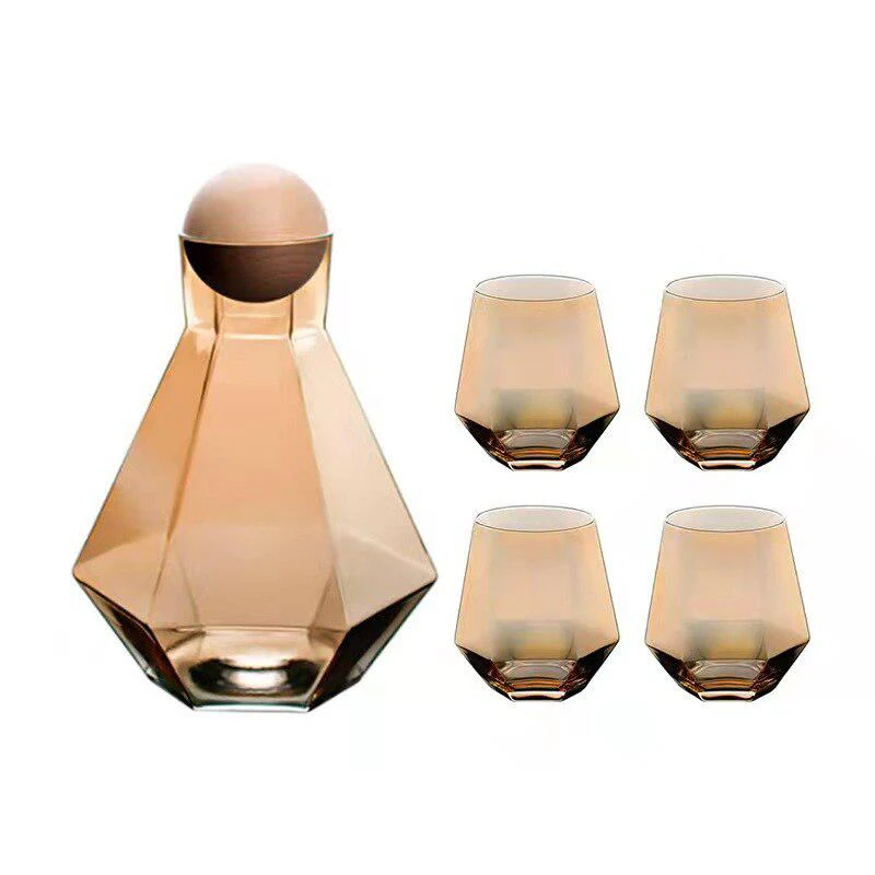 Hexagonal glass Pitcher set - Image 19
