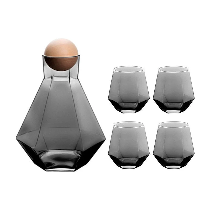 Hexagonal glass Pitcher set - Image 20
