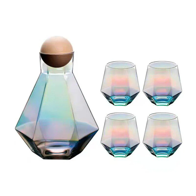 Hexagonal glass Pitcher set - Image 21