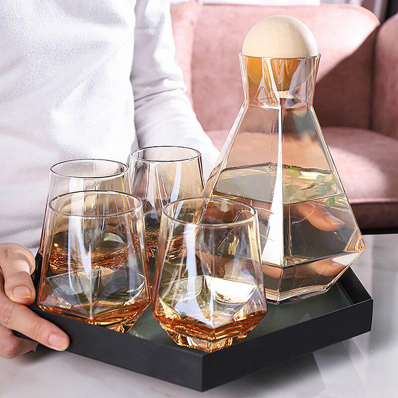 Hexagonal glass Pitcher set - Image 6