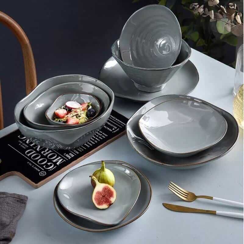 Irregular Ceramic Dishes + Plates - Image 3