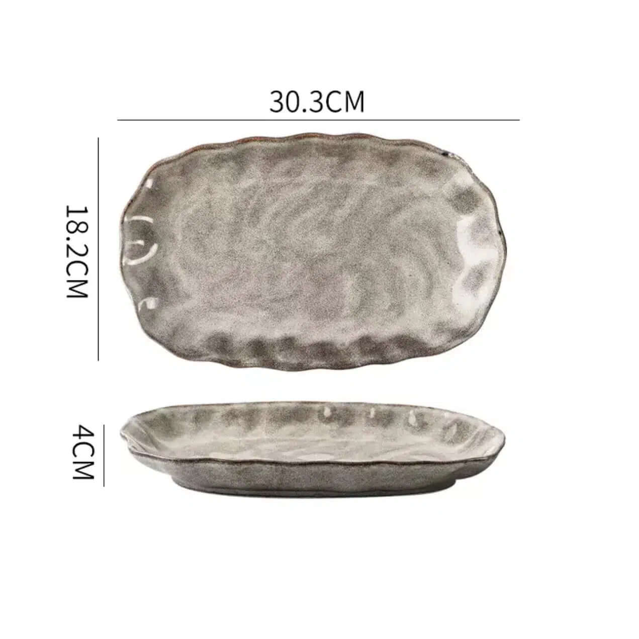 Irregular Stone Grain Bowls + Plates - Image 15