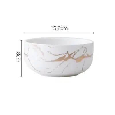 Marble Glaze Ceramic Party Tableware - Image 20