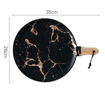 Marble Glaze Ceramic Party Tableware - Image 9