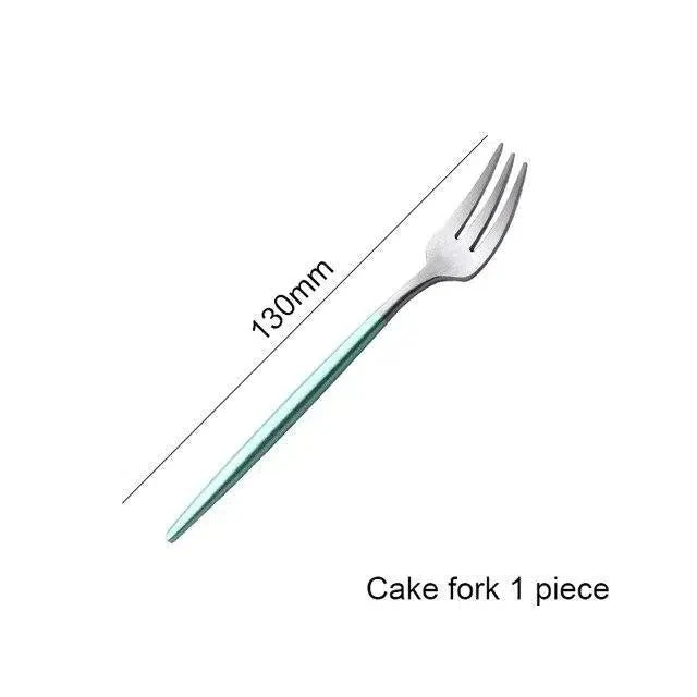 Mint Green + Gold Cutlery Set - Image 13