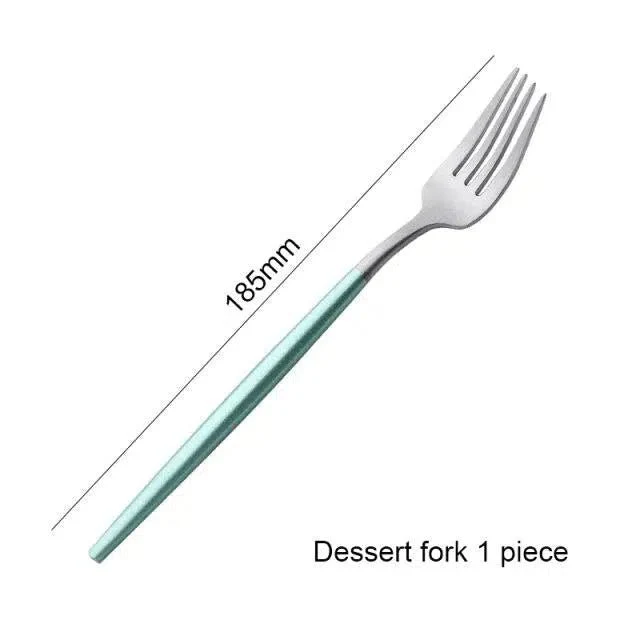 Mint Green + Gold Cutlery Set - Image 17
