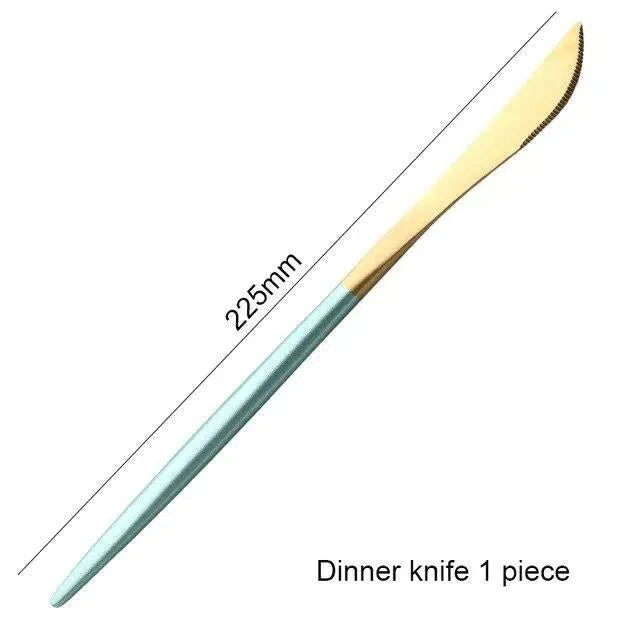 Mint Green + Gold Cutlery Set - Image 18