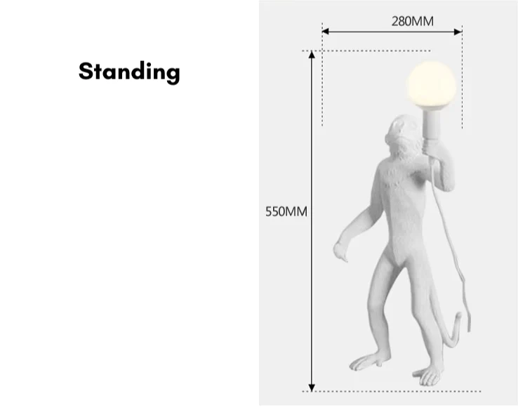 Monkey - Table Lamp - Image 25