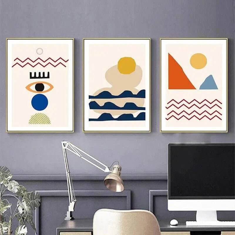 Scandinavian abstract Prints