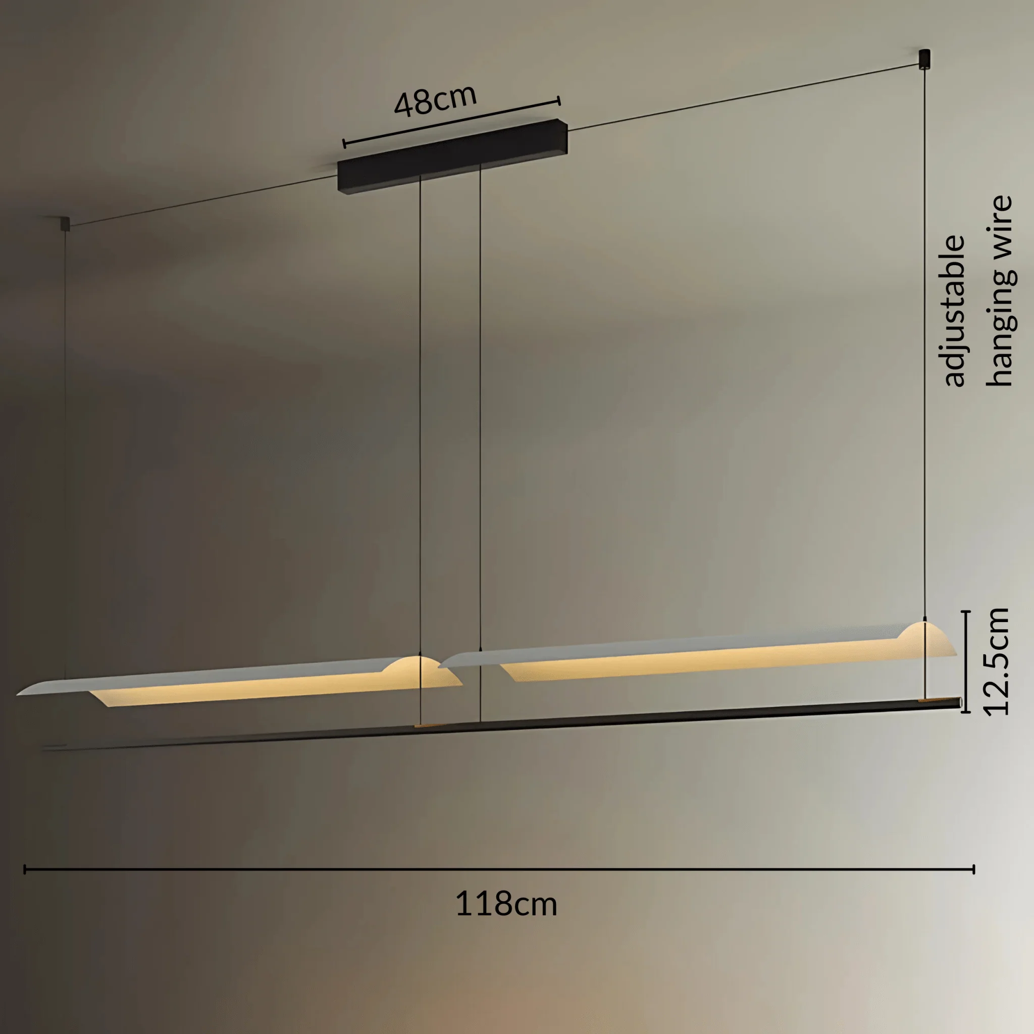 Selene - Linear Pendant Light - Image 13