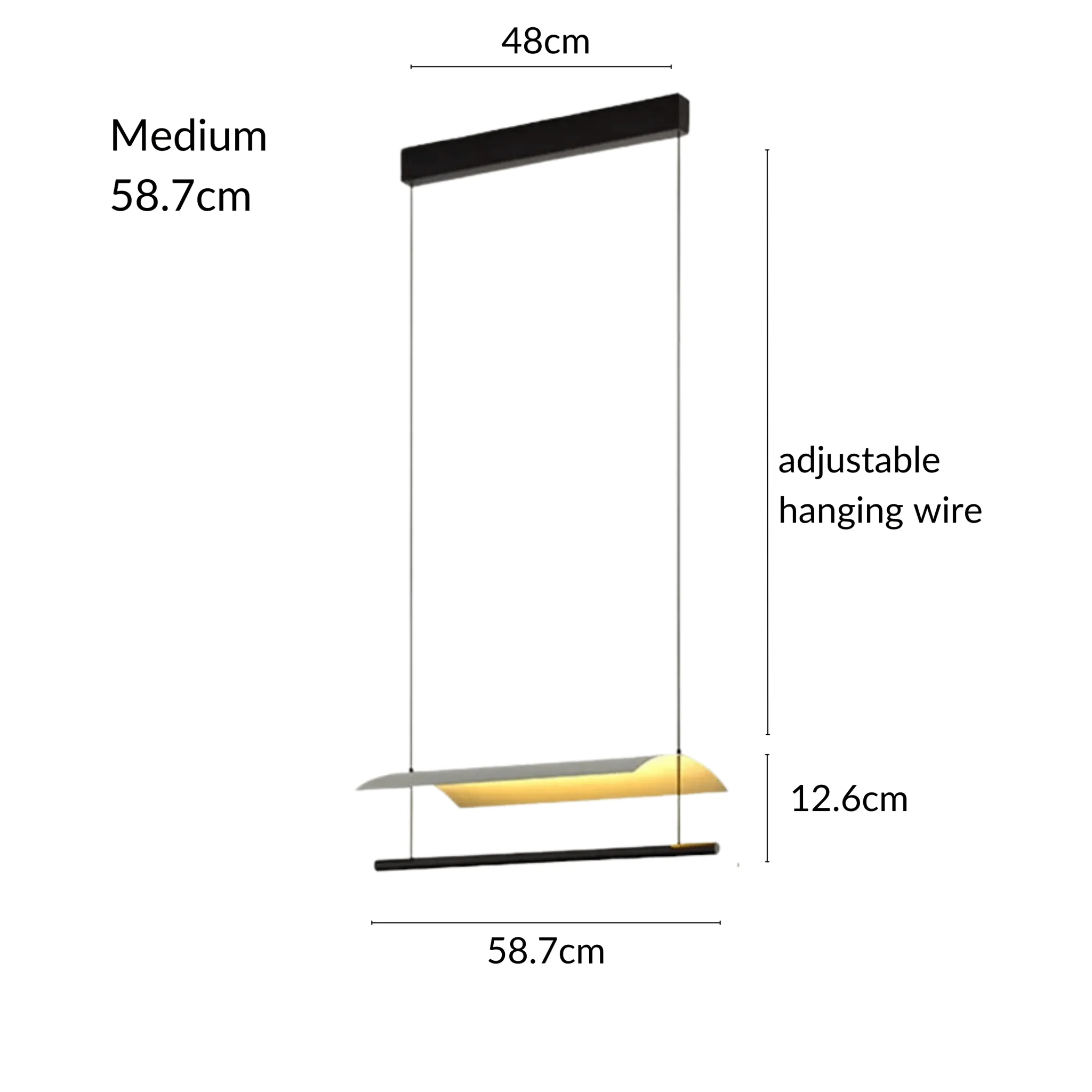Selene - Linear Pendant Light - Image 15