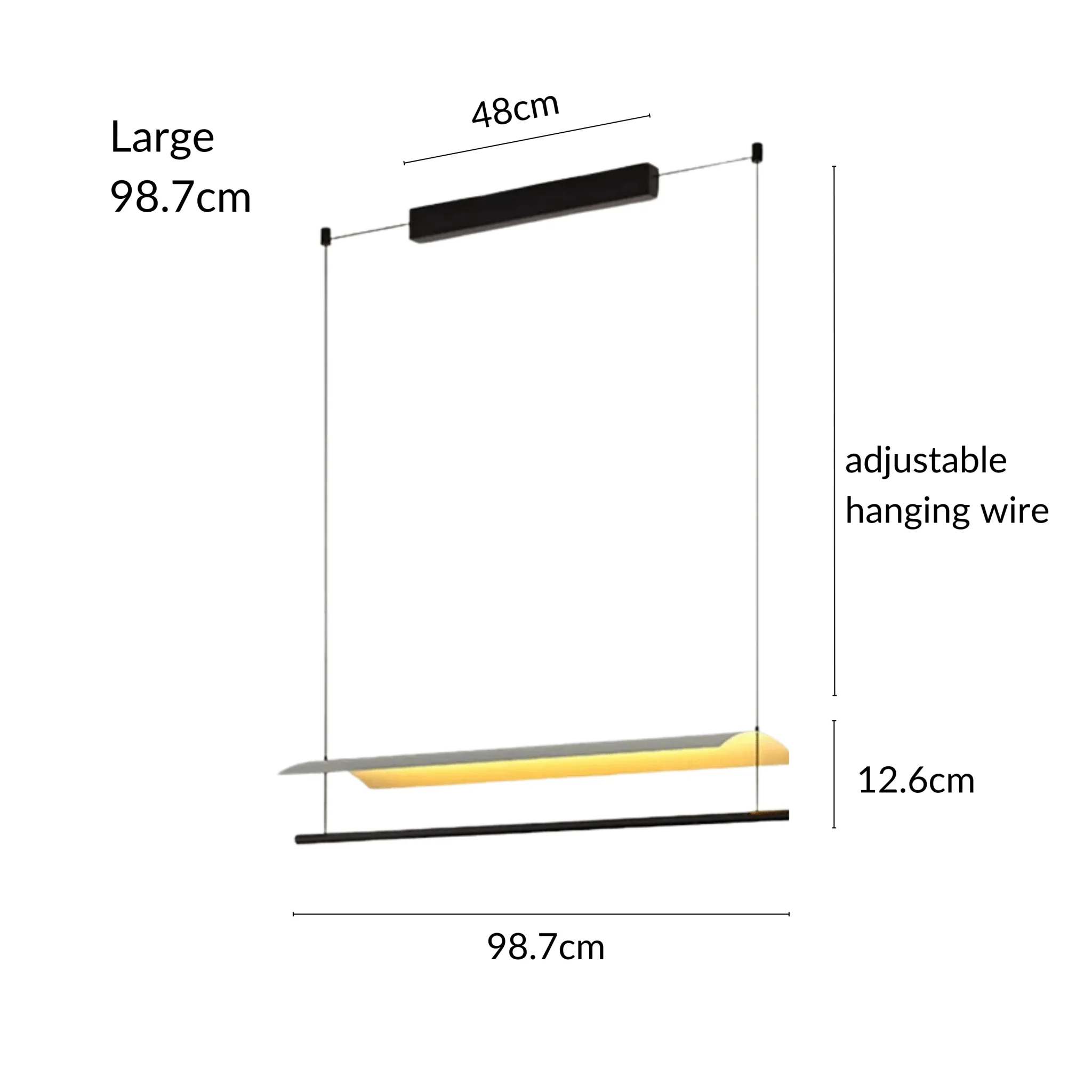 Selene - Linear Pendant Light - Image 16