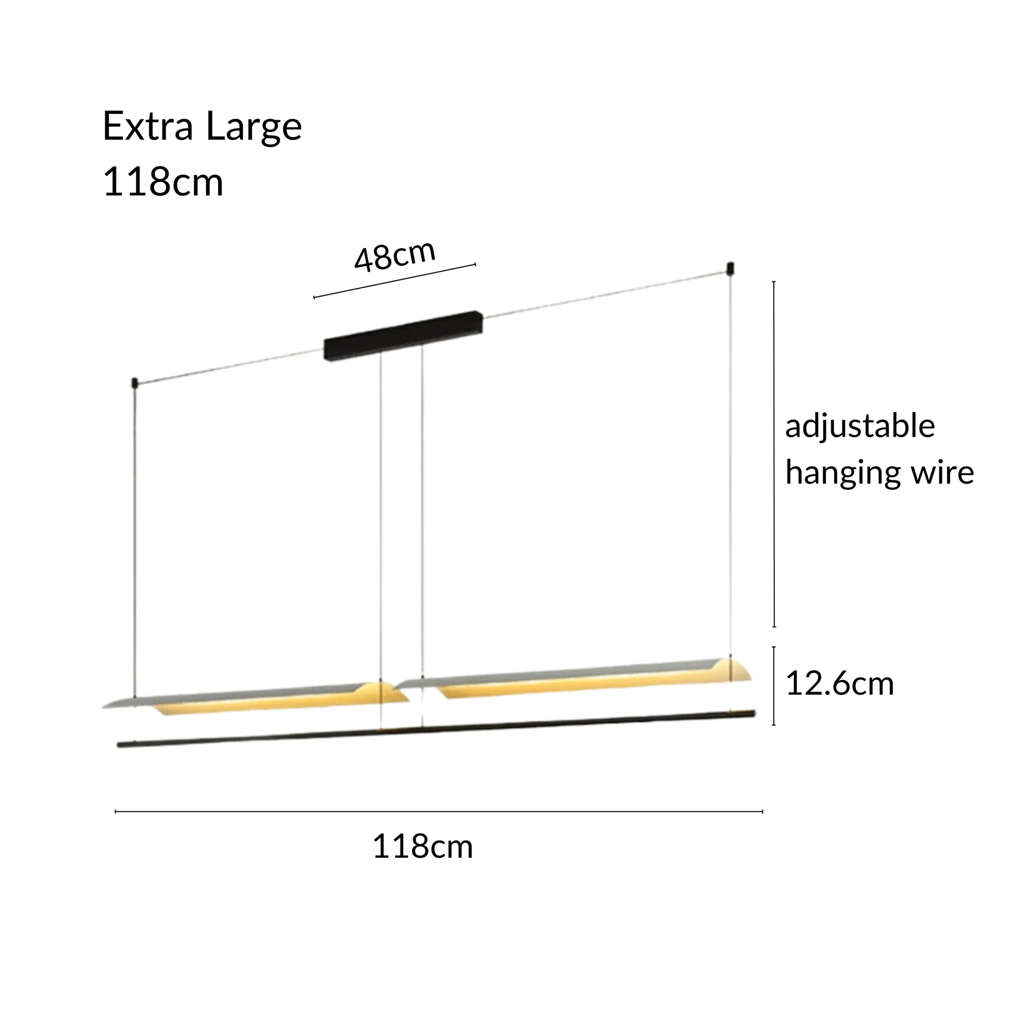 Selene - Linear Pendant Light - Image 17